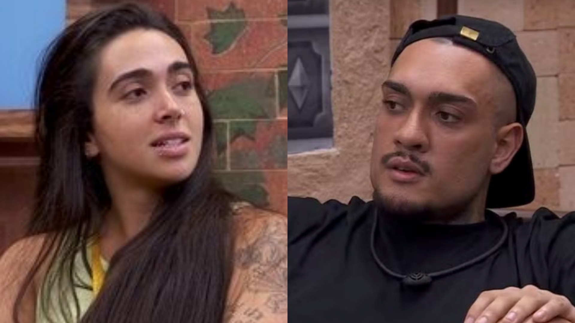 BBB 24: Giovanna reage após MC Bin Laden falar sobre relação fora da casa