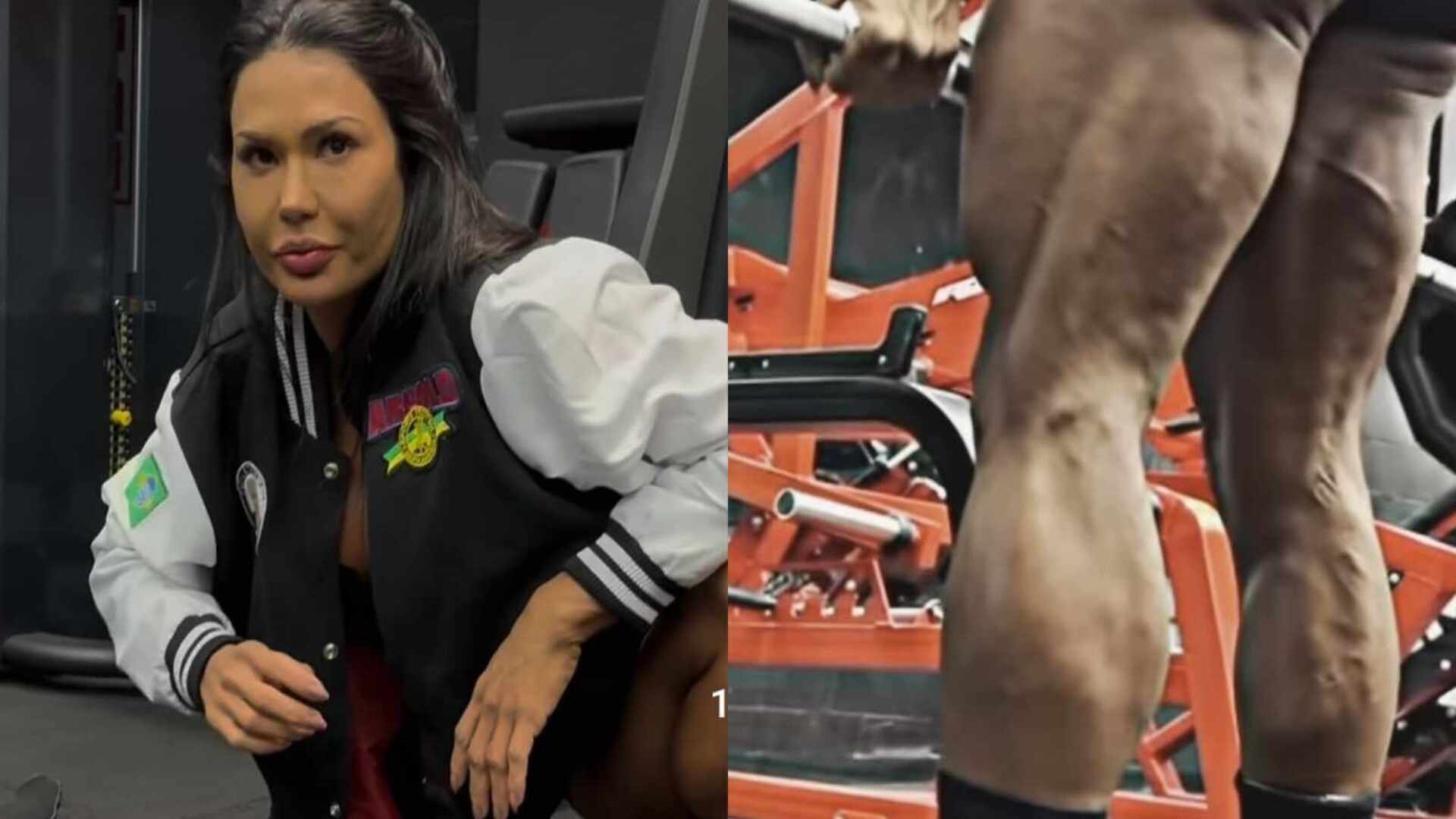 Gracyanne Barbosa ignora polêmica e exibe corpo com veias saltando
