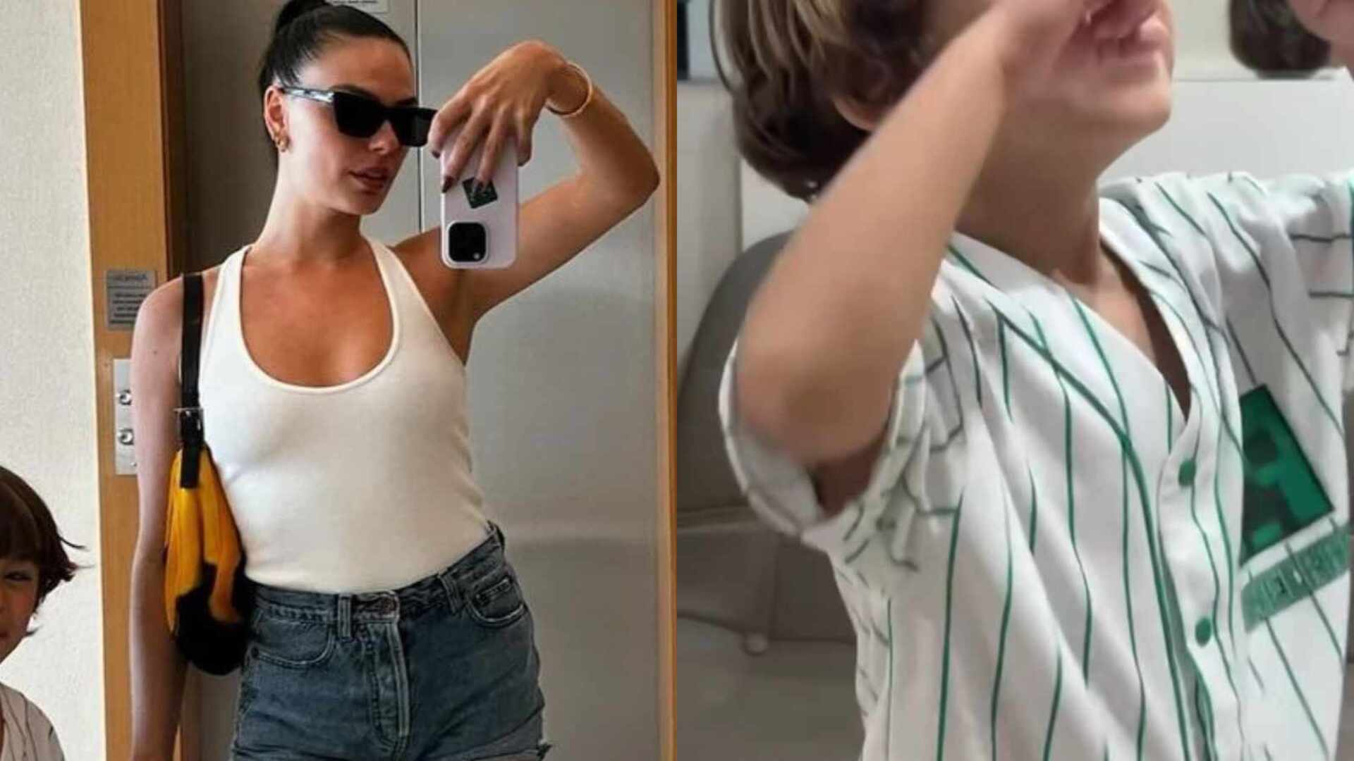 Ele cresceu! Isis Valverde impressiona ao mostrar o filho: ‘Cara da mãe’