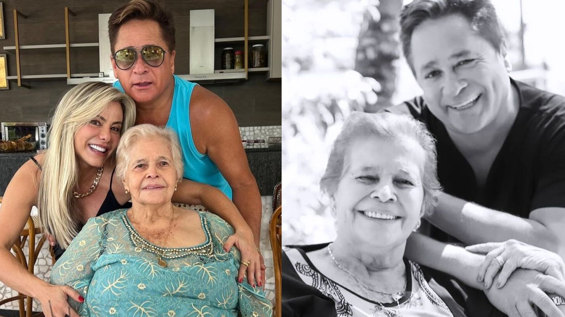 Leonardo lamenta um ano da morte da mãe, Dona Carmen: ‘Saudade’