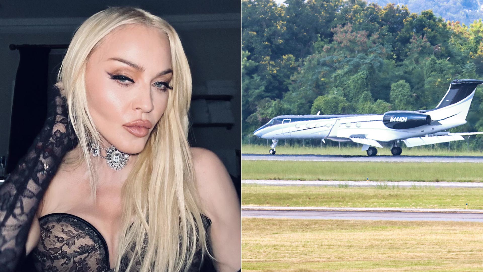 Madonna já está no Brasil para show na praia de Copacabana