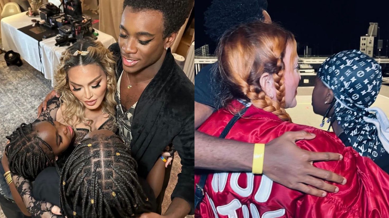 Madonna abre coração e agradece aos filhos que a acompanham em turnê
