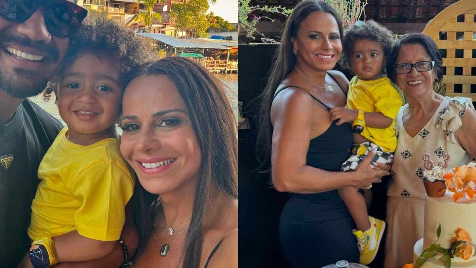 Viviane Araújo faz festa especial para a mãe: ‘Foi lindo’