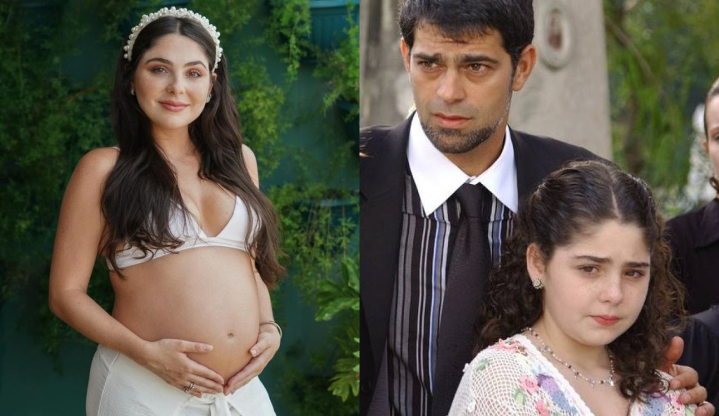 Grávida de 8 meses, Marcela Barrozo sente falta da TV: ‘Me sinto feliz e realizada quando estou atuando’