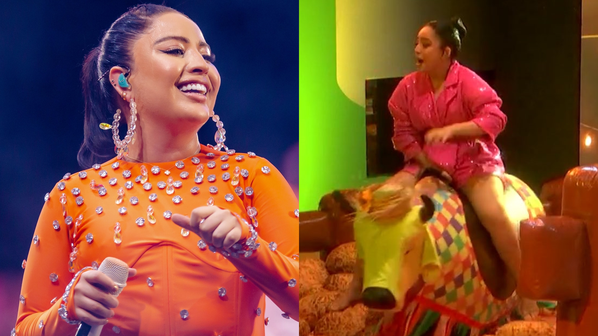Mari Fernandez se pronuncia após cair de touro mecânico e virar meme no BBB 24