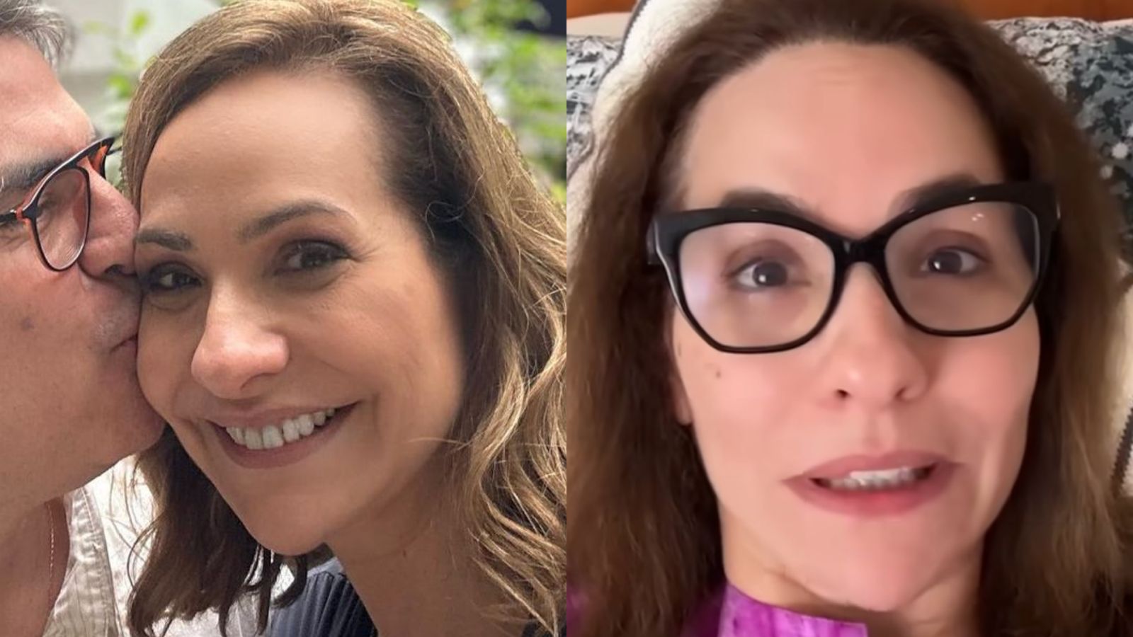 Maria Beltrão agradece apoio do marido após acidente doméstico: ‘Cuidou de mim’