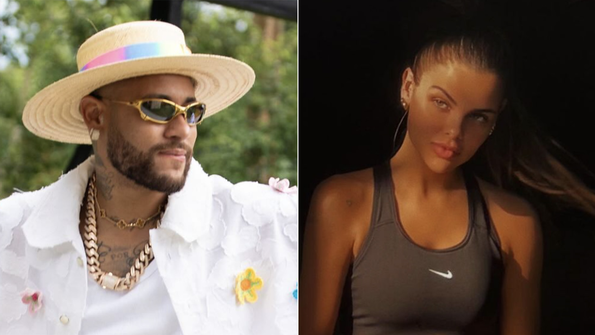 Modelo que estaria grávida de Neymar Jr exibe barrigão em novas fotos