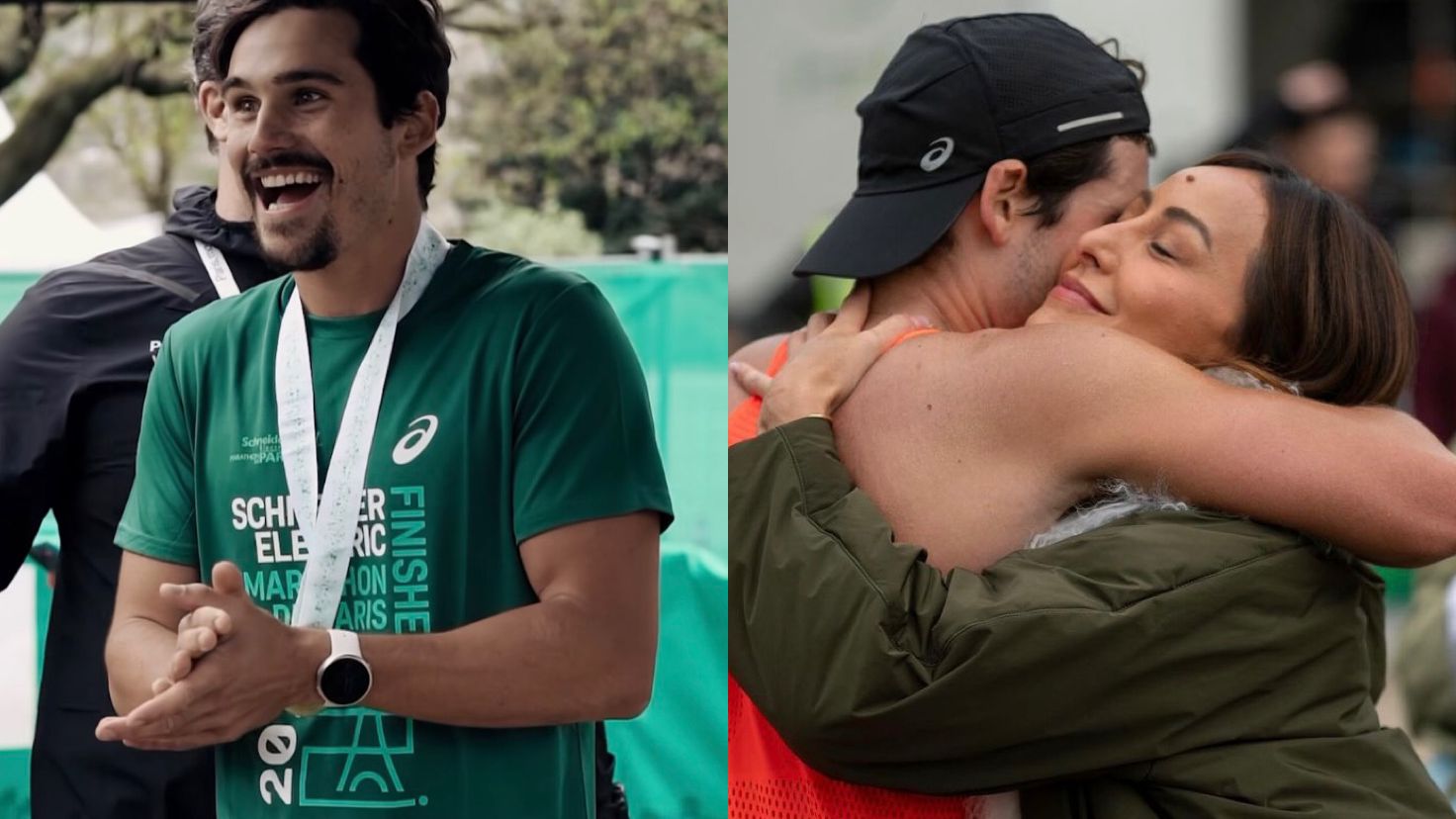 Nicolas Prattes abre álbum de fotos com Sabrina Sato em Paris