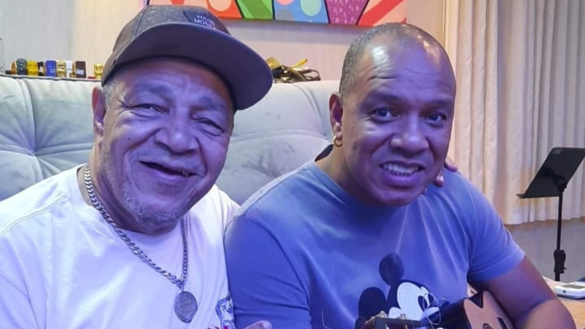 Pai de Anderson Leonardo se despede do filho com homenagem emocionante