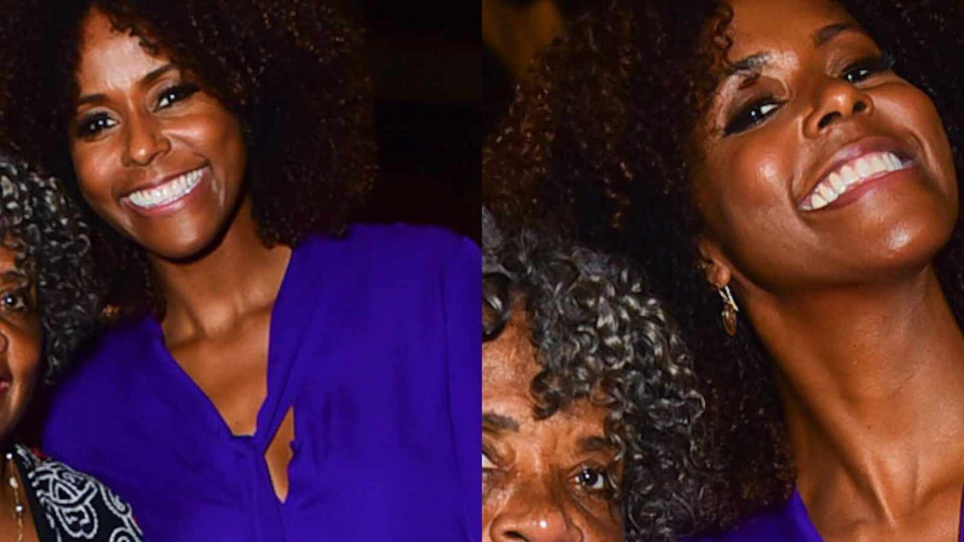 Rara aparição! Maju Coutinho surge com os pais e o marido em passeio