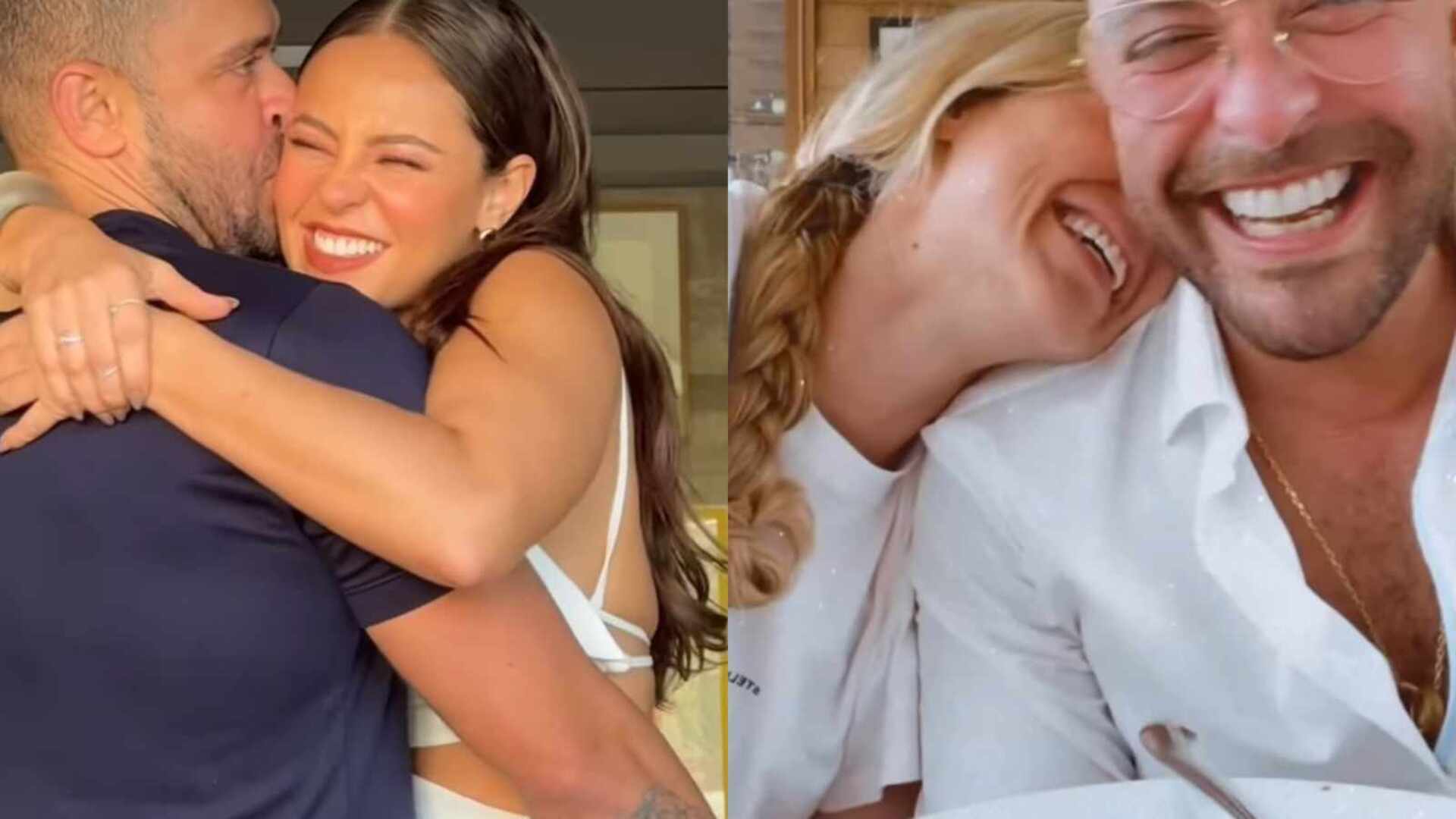 Paolla Oliveira mostra sua intimidade com Diogo Nogueira: ‘Meu amor’