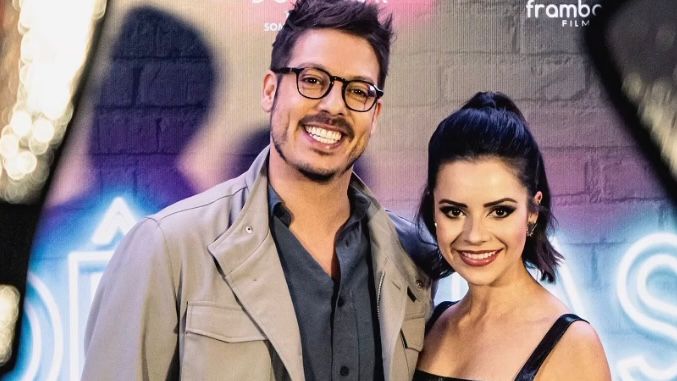 Fábio Porchat conta combinado com Sandy para gravar cenas de beijo; veja