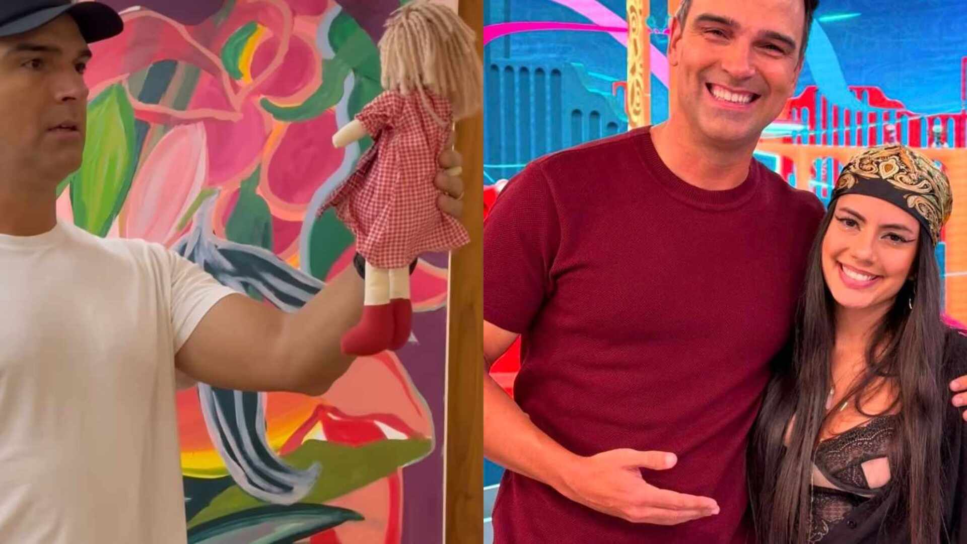 Tadeu Schmidt incorpora Fernanda e faz vídeo debochado: ‘Apavorada’