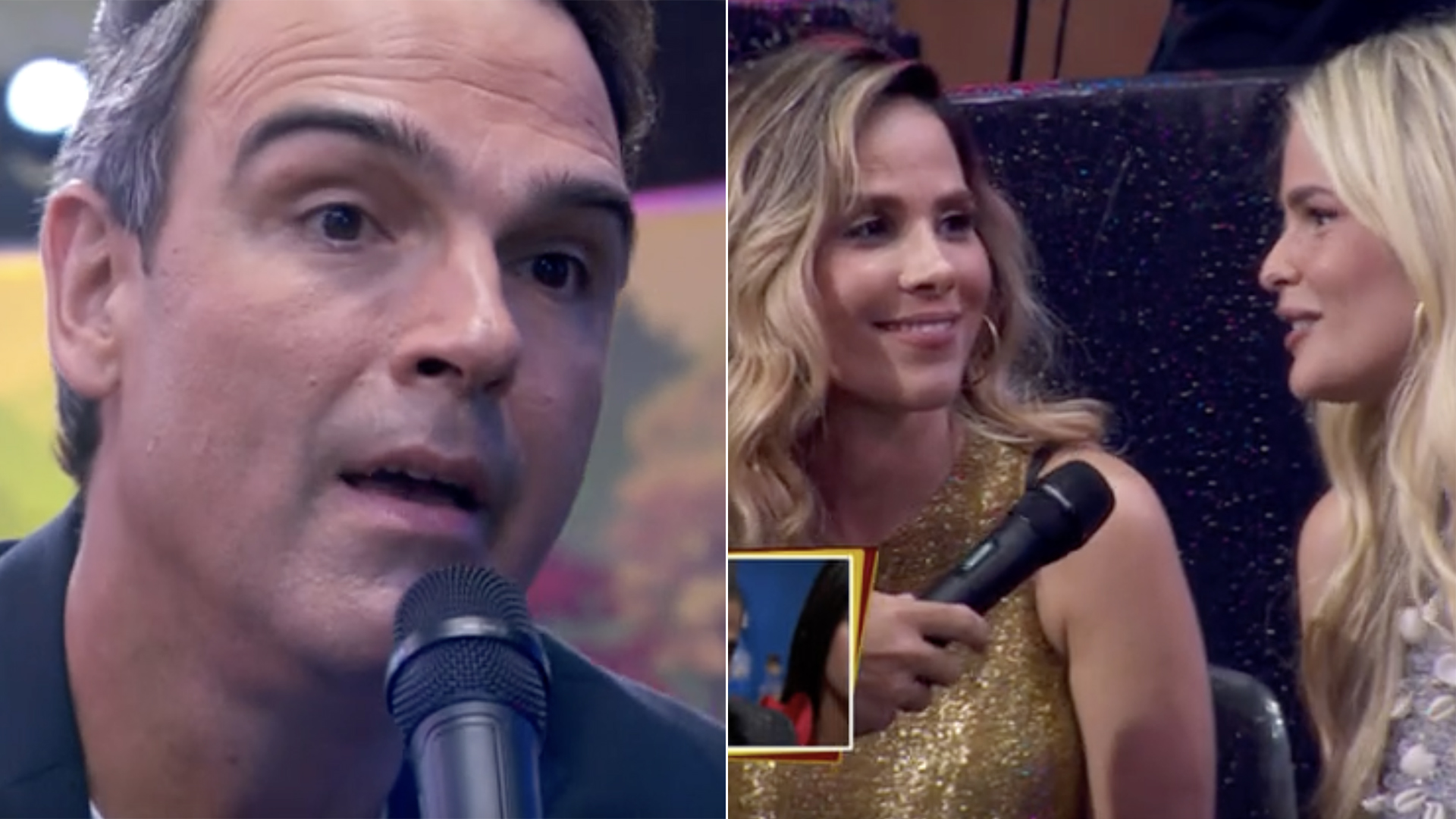 Tadeu Schmidt repercute fofoca sobre Wanessa e Yasmin na final do BBB 24