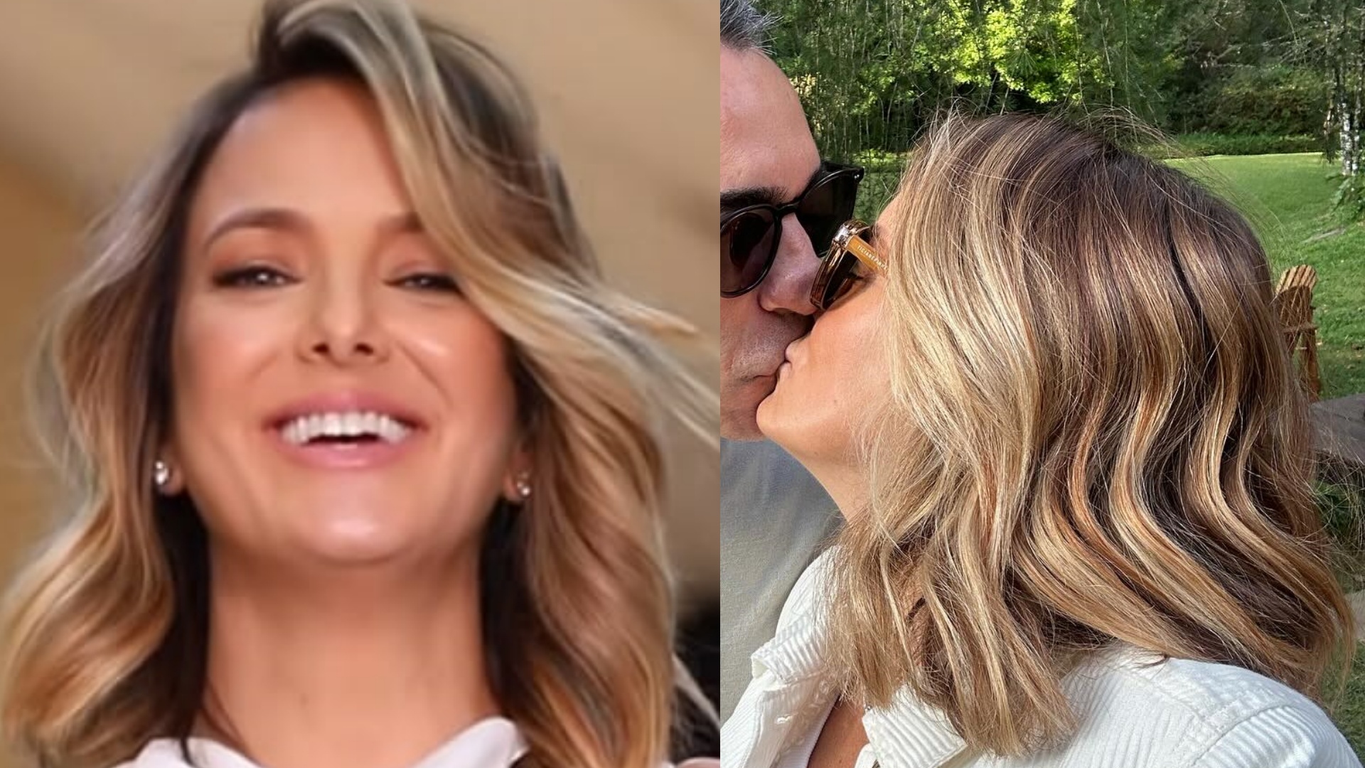 Ticiane Pinheiro surge em clima de romance com Cesar Tralli