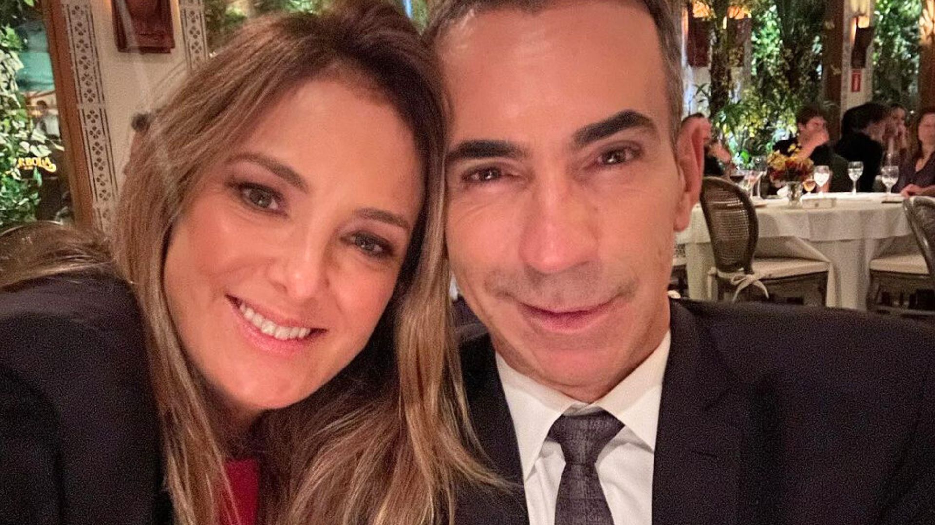 Ticiane Pinheiro comenta rotina em casamento com César Tralli: ‘Companheiros’