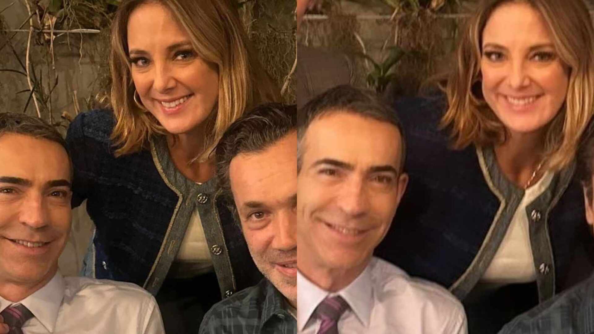 Ticiane Pinheiro comemora aniversário do irmão de César Tralli