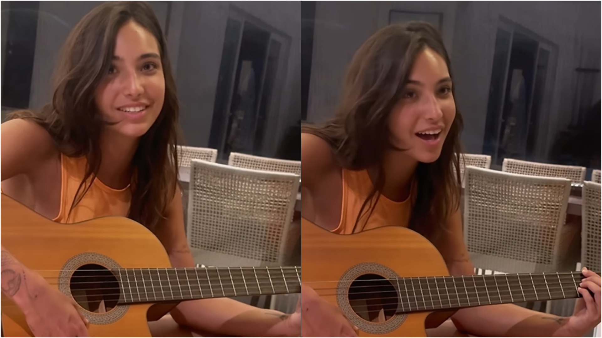 Ex-BBB Vanessa Lopes exibe vídeo cantando e tocando violão: “Que voz!”