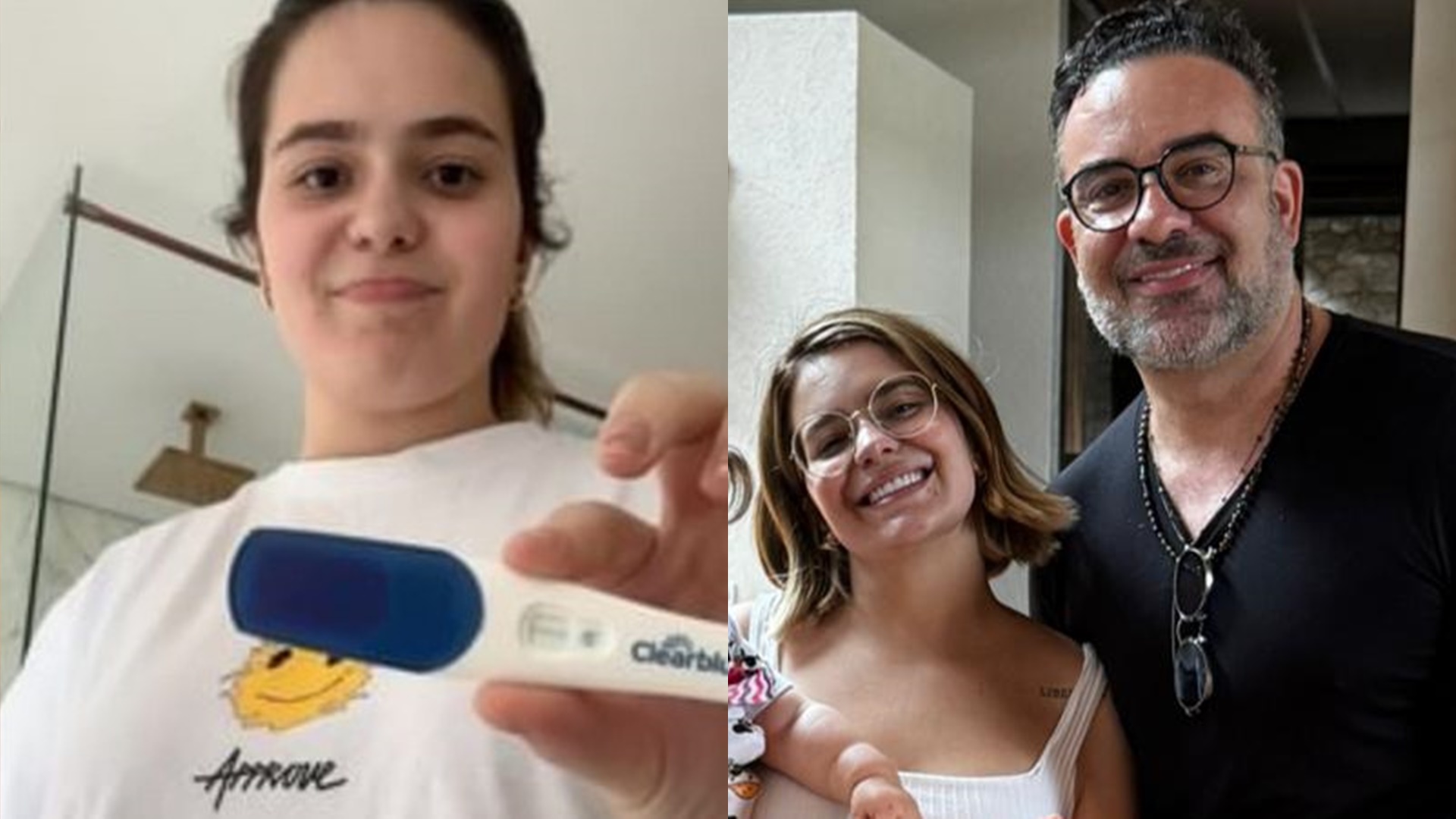 Pai de Viih Tube torce por novo neto e se declara: ‘Ela quer a casa cheia’