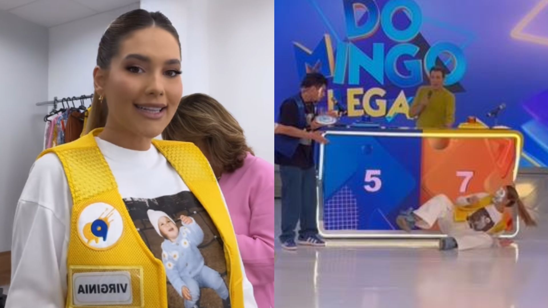 Grávida, Virginia Fonseca se pronuncia após susto com tombo ao vivo no SBT