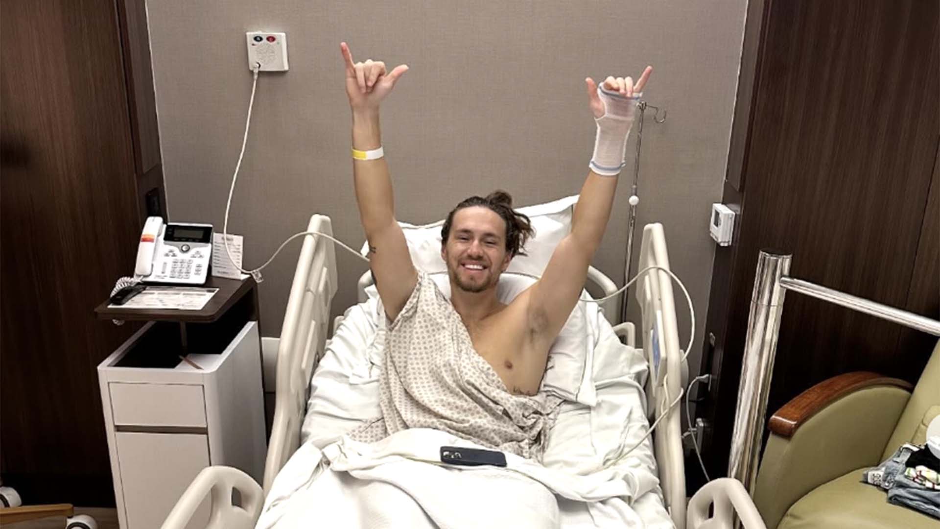 Vitor Kley passa por cirurgia e diz: ‘Não está no nosso controle’