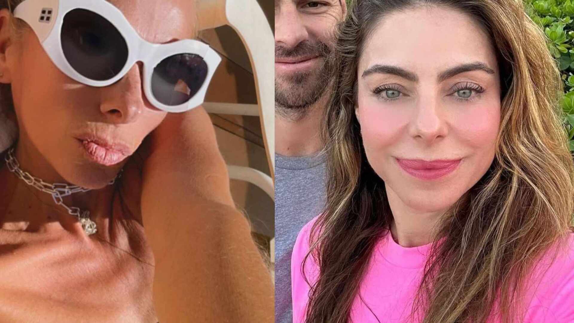 Adriane Galisteu choca Daniella Cicarelli com sua barriga: ‘Seca’