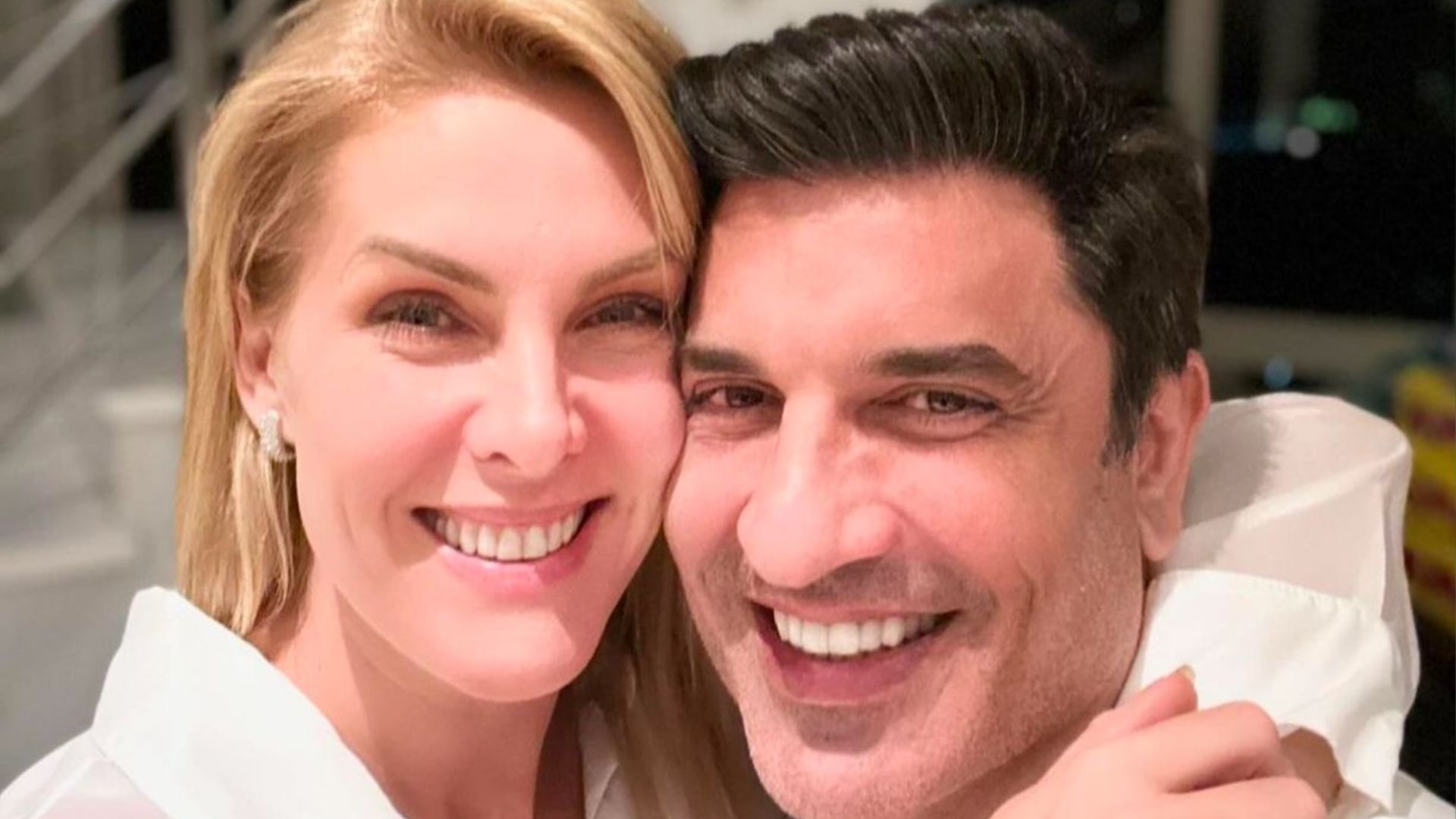 Ana Hickmann se declara em aniversário de Edu Guedes: “Meu amor”