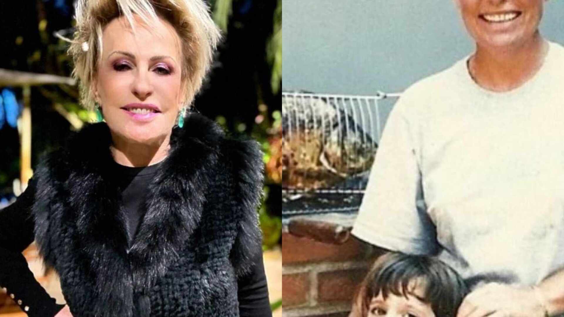 Ana Maria Braga surge em foto do passado com o ex-marido e os filhos