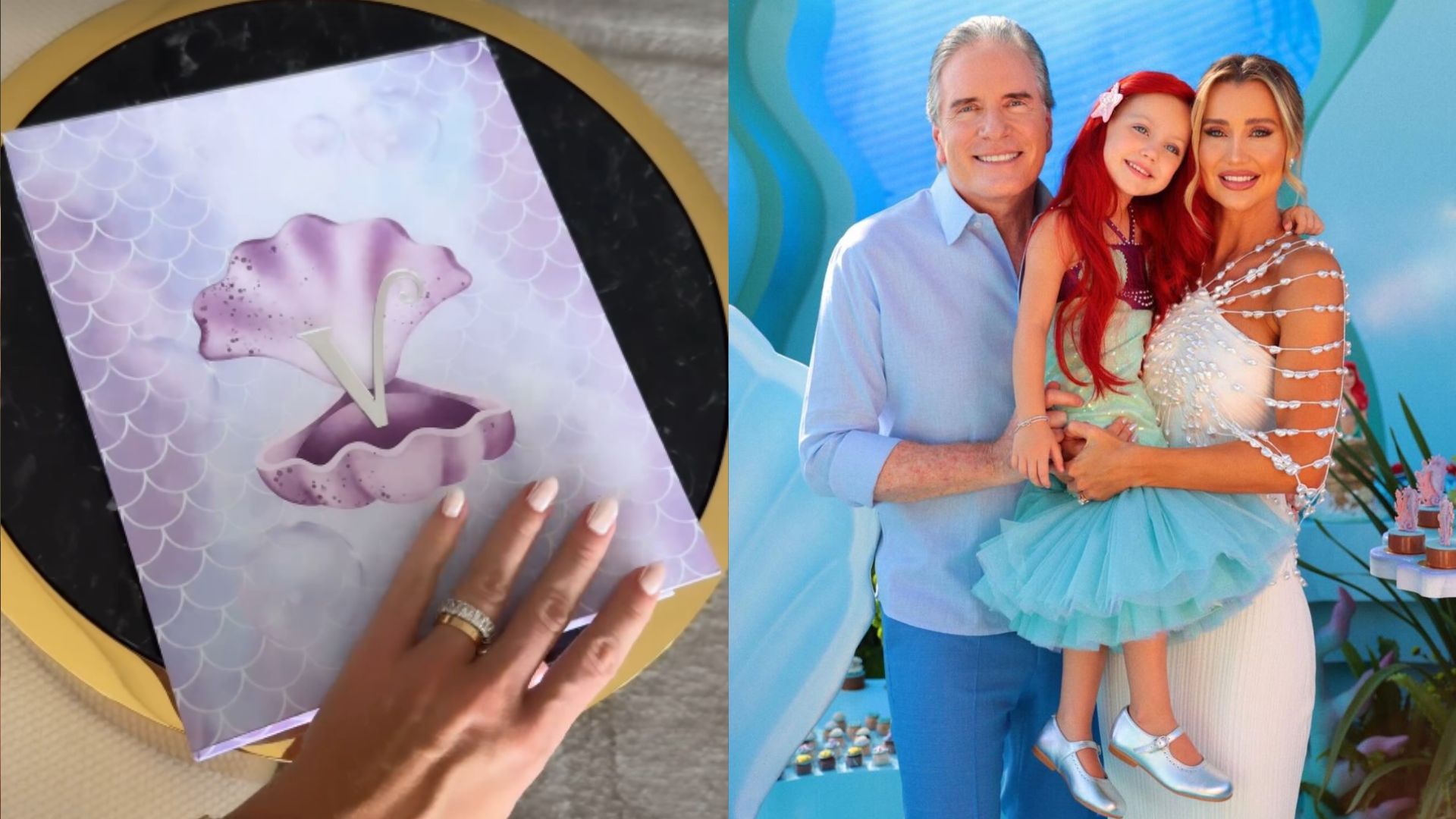 Ana Paula Siebert exibe convite tecnológico da festa da filha, Vicky Justus