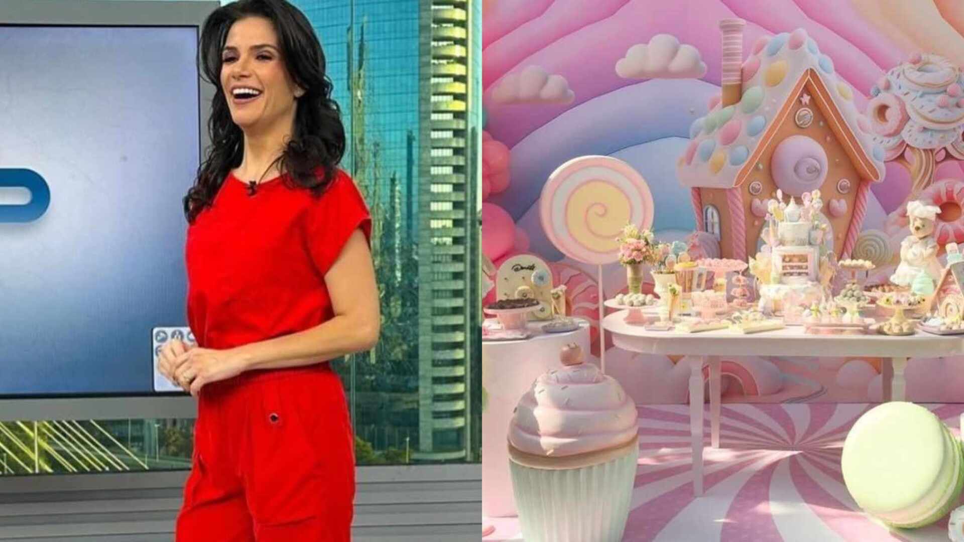 Apresentadora da Globo faz festa temática para a filha e impressiona