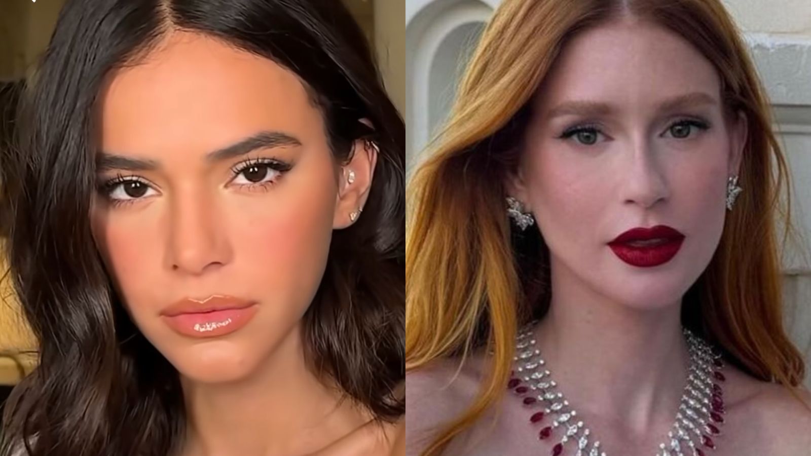 Amigas? Bruna Marquezine surpreende com gesto para Marina Ruy Barbosa