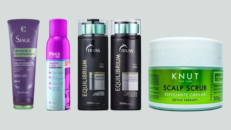 Cabelos oleosos: 8 produtos essenciais para adicionar na rotina