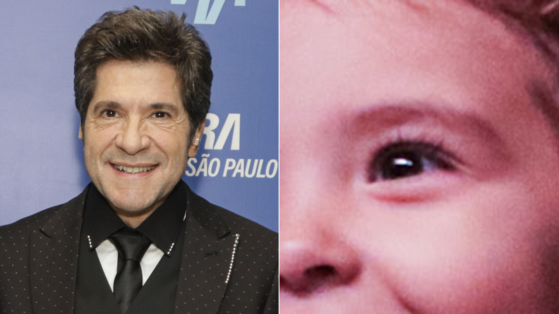 Filha caçula do cantor Daniel faz ‘caras e bocas’ no show do pai