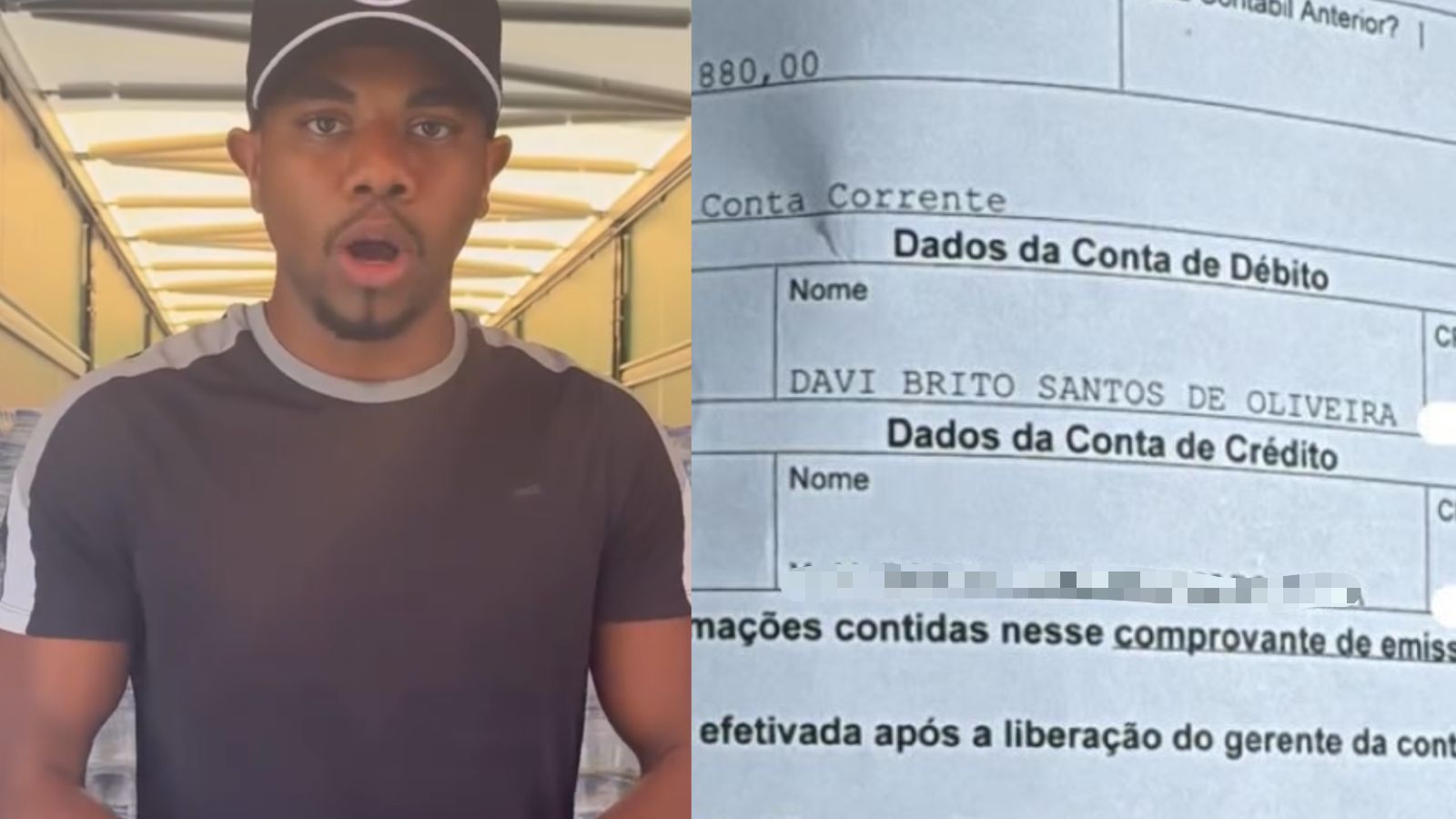 Davi presta contas e mostra doações após receber críticas na web: ‘Primeira’