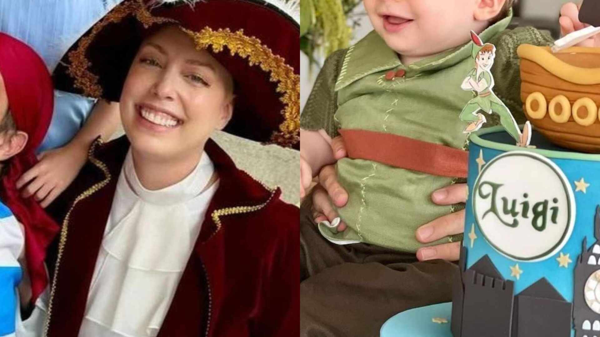 Fantasiada, Fabiana Justus surpreende com detalhes do mesversário do filho