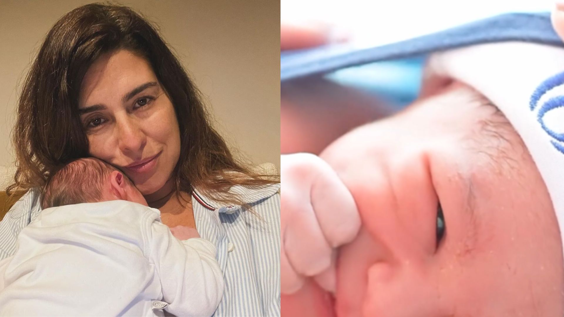 Fernanda Paes Leme mostra vídeo emocionante do parto da filha, Pilar