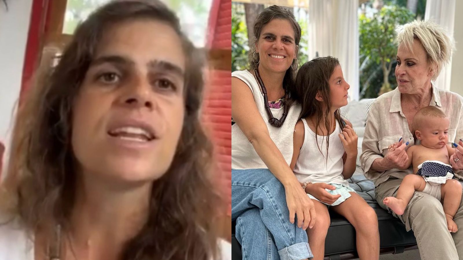Filha de Ana Maria Braga desabafa sobre críticas por estilo de vida: ‘Esgotada’