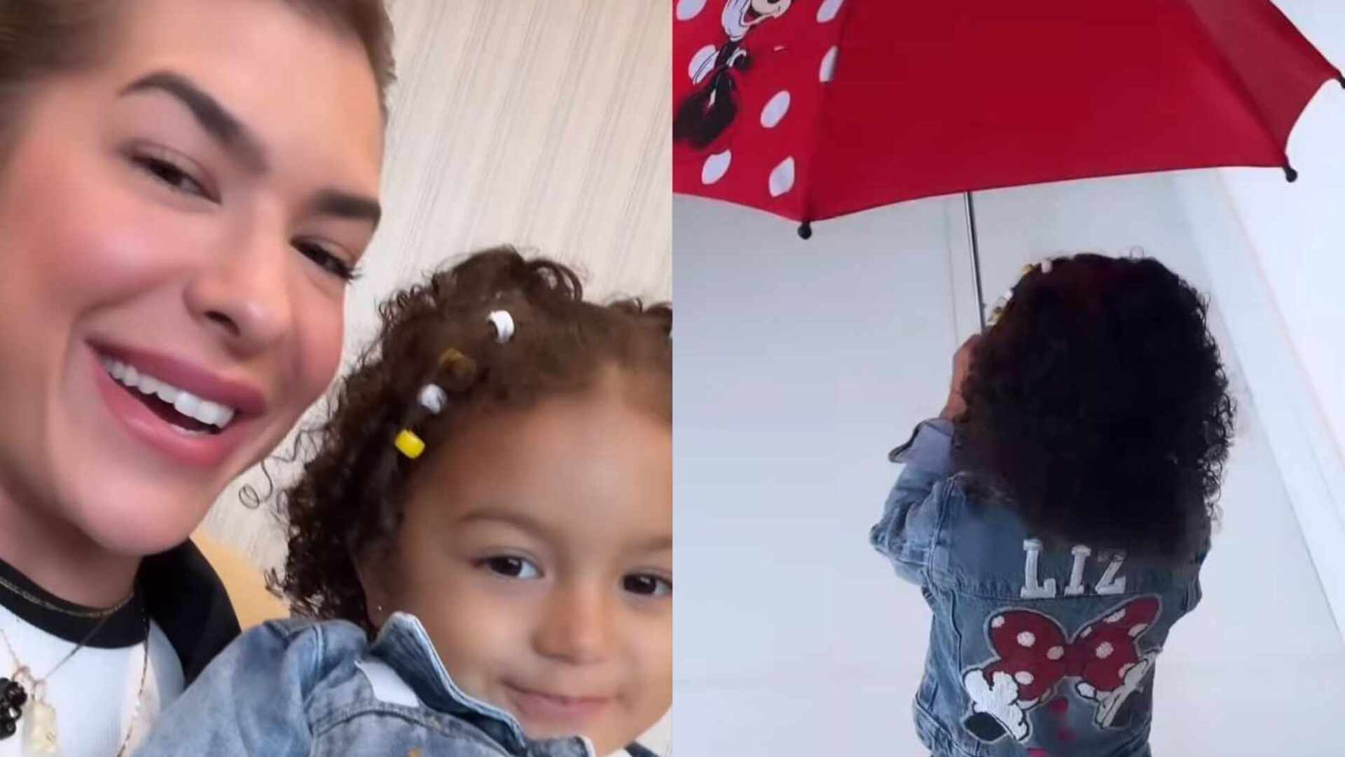 Lore Improta se admira com o estilo da filha: ‘Ela que escolhe’