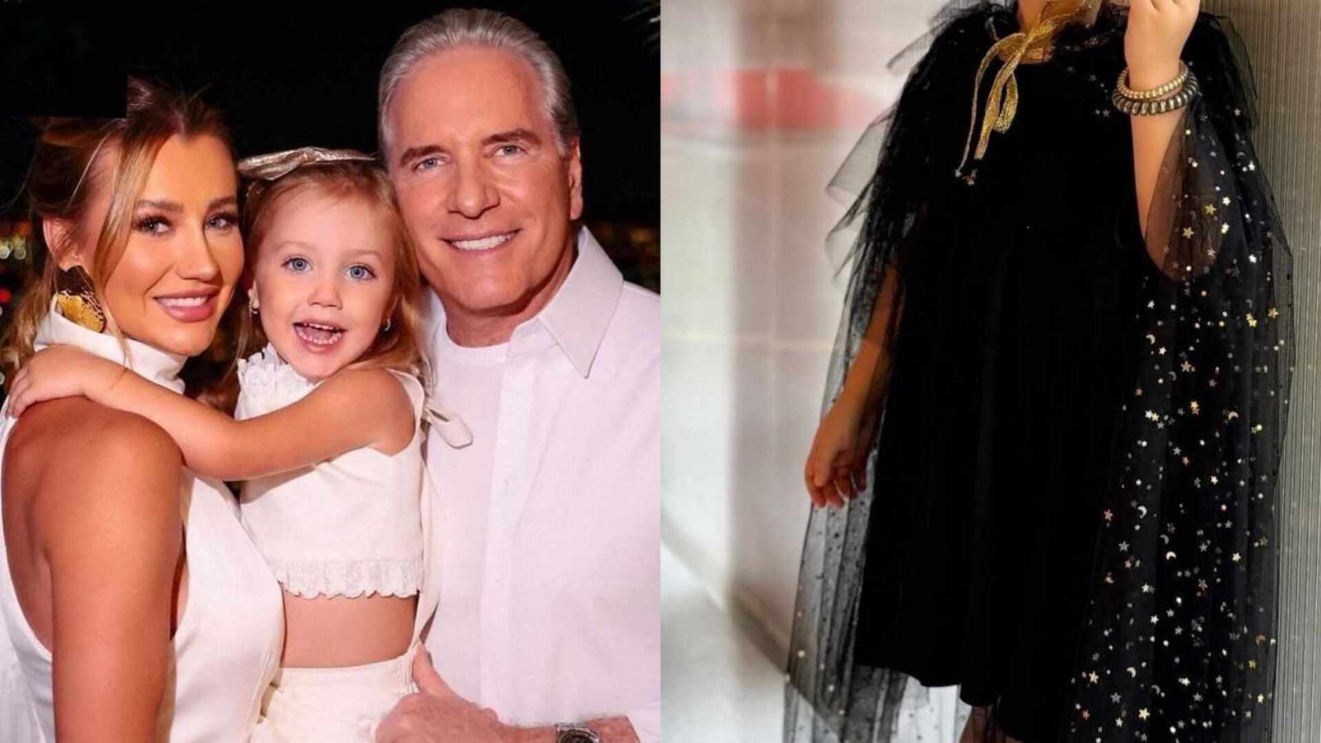 Filha de Roberto Justus surpreende com fantasia ‘assustadora’