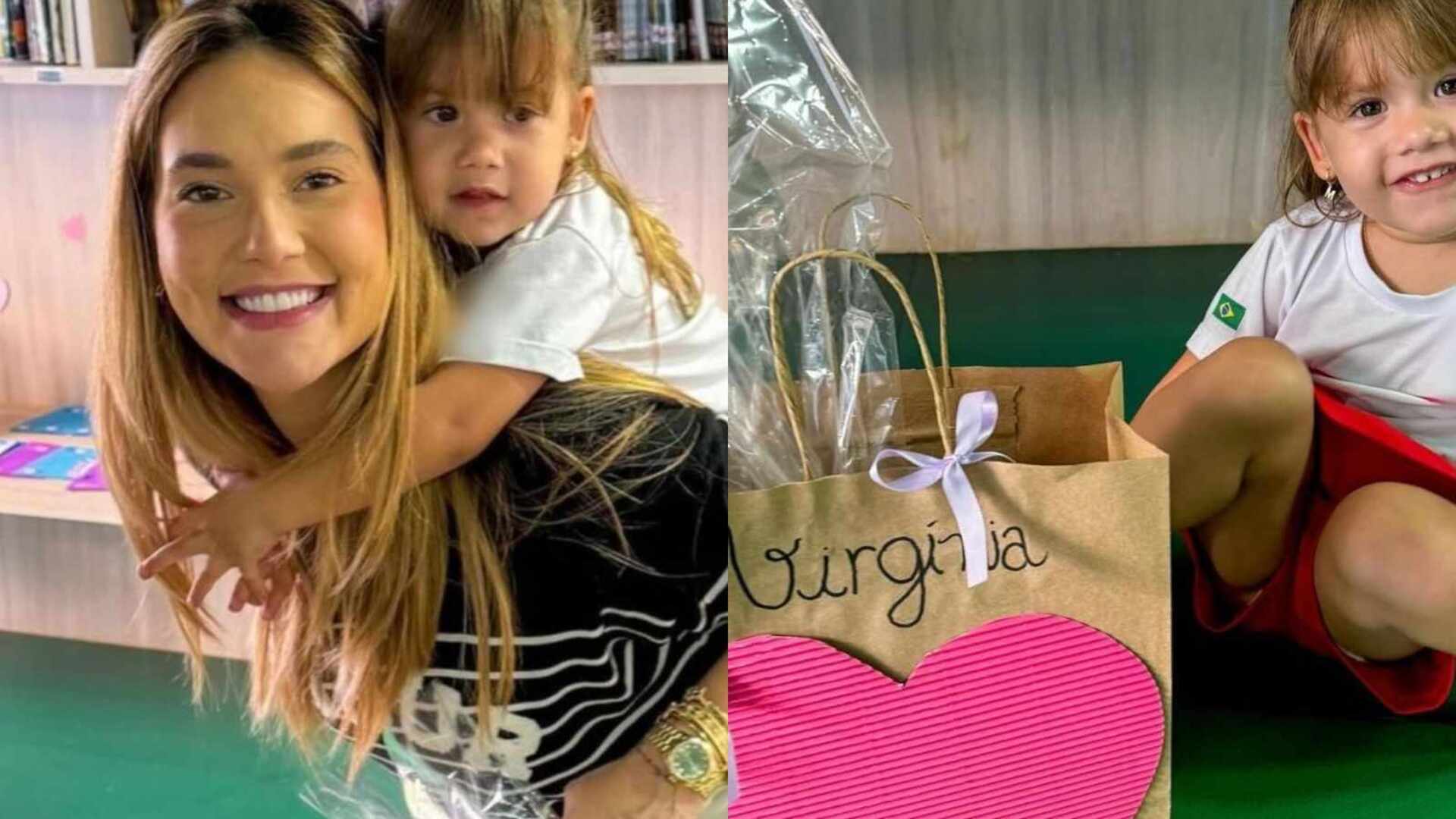 Ela cresceu! Filha de Virginia faz surpresa de Dia das Mães na escola