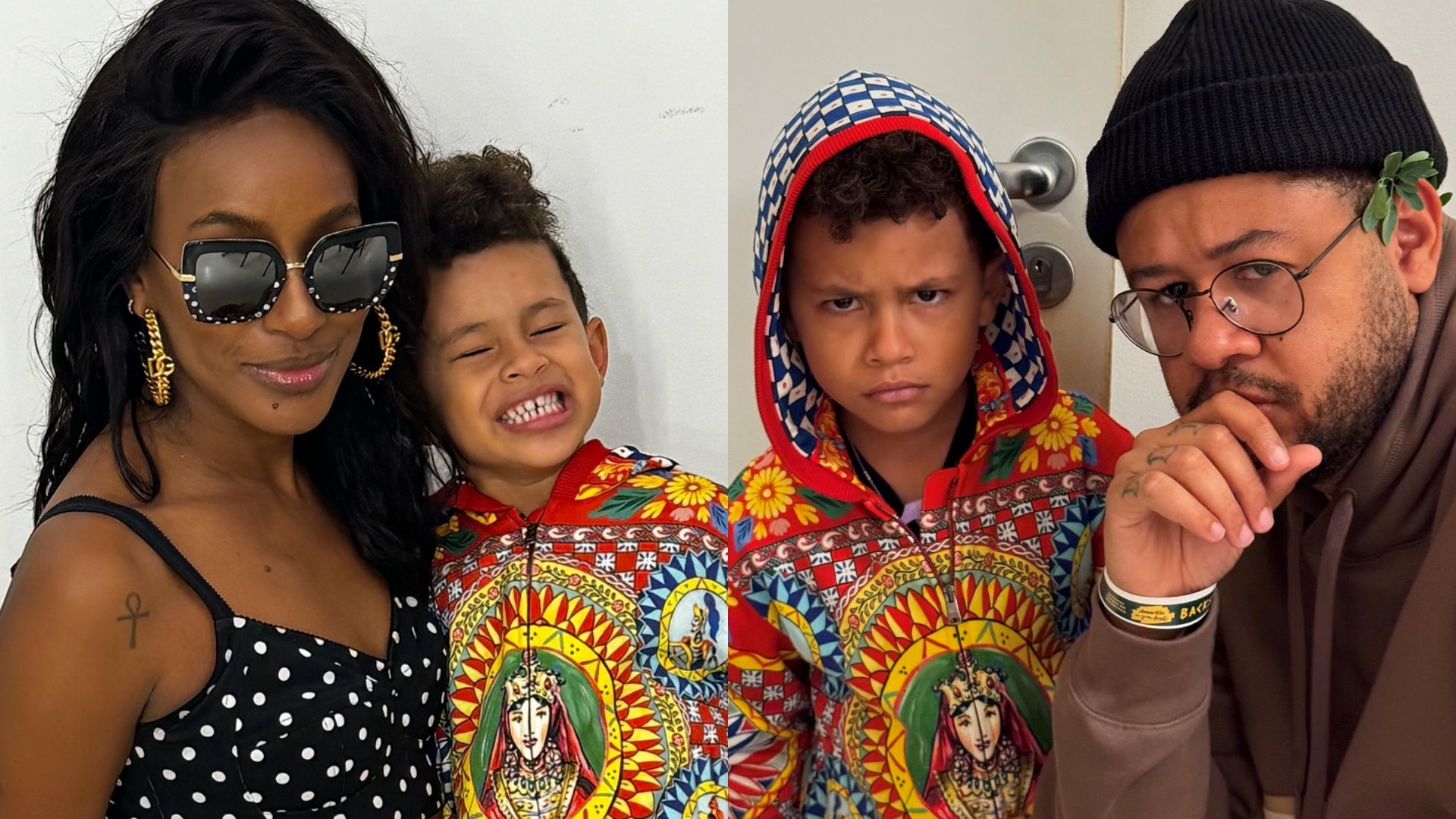 Após carta, filho de Pathy Dejesus conhece o ídolo: “Os olhos brilhavam”