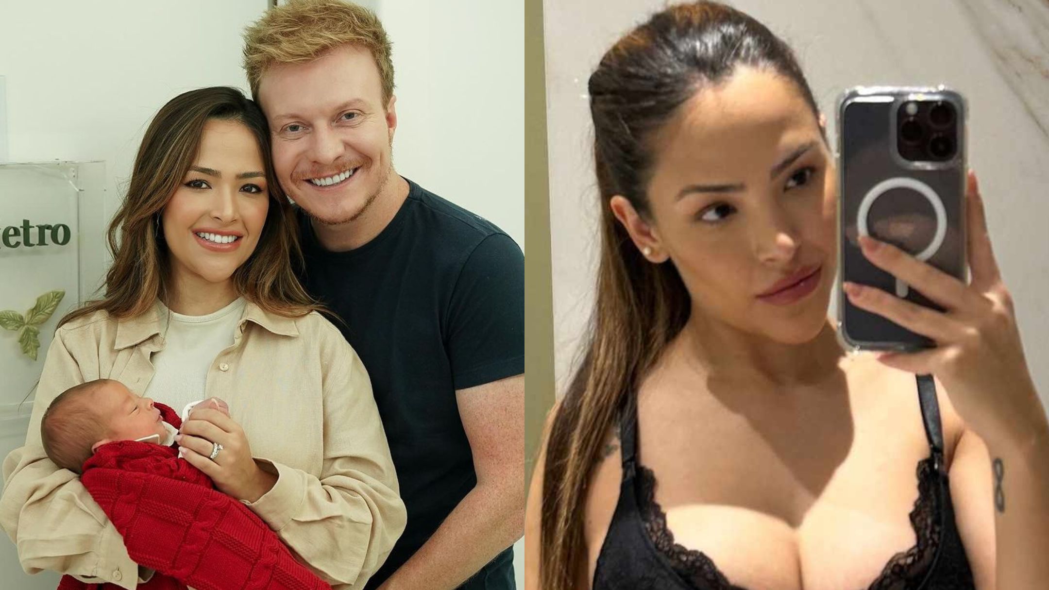 Gabi Luthai exibe o corpo impressionante após o parto de primeiro filho