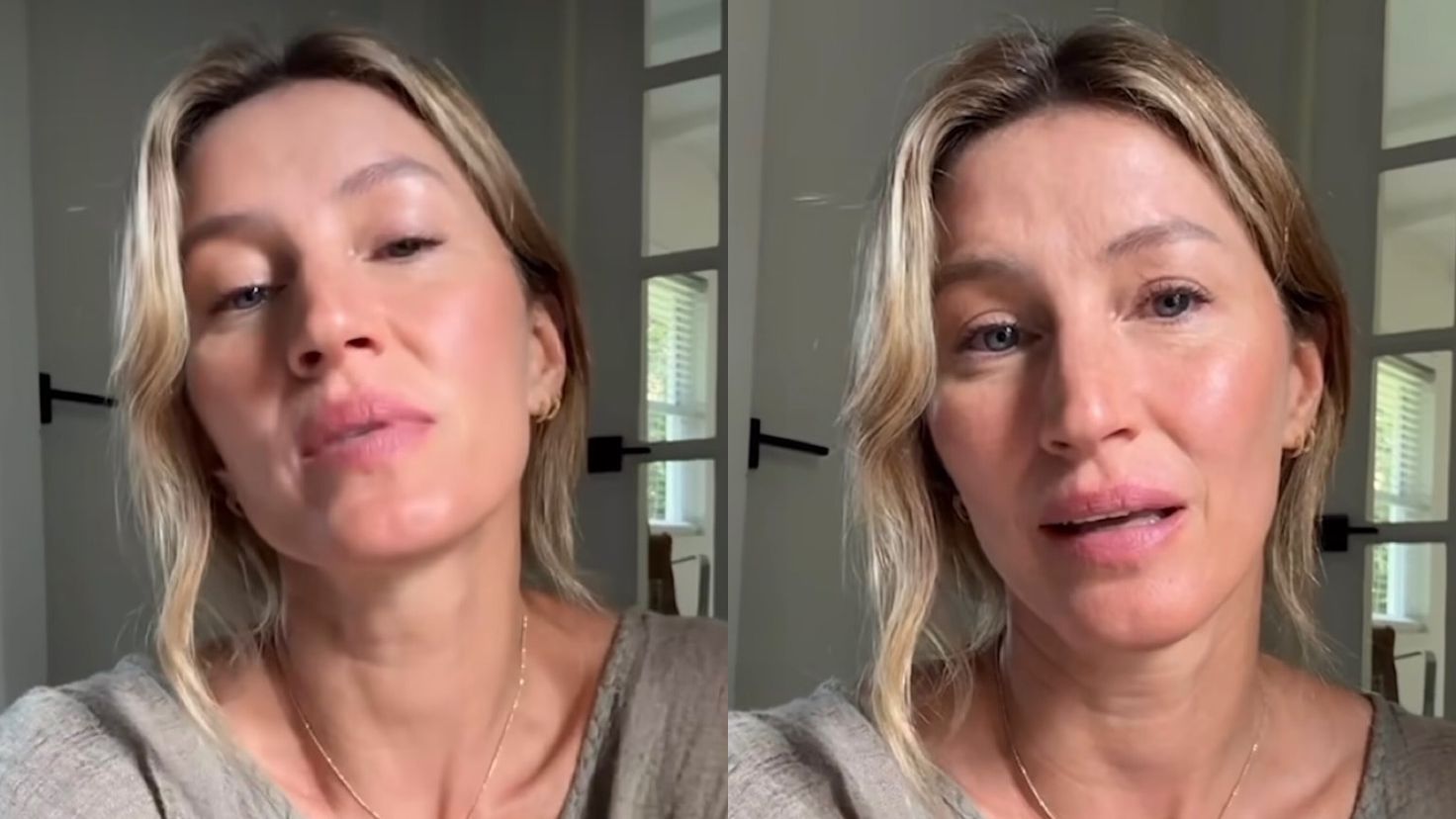 Gisele Bündchen se emociona ao falar sobre chuvas no Rio Grande do Sul