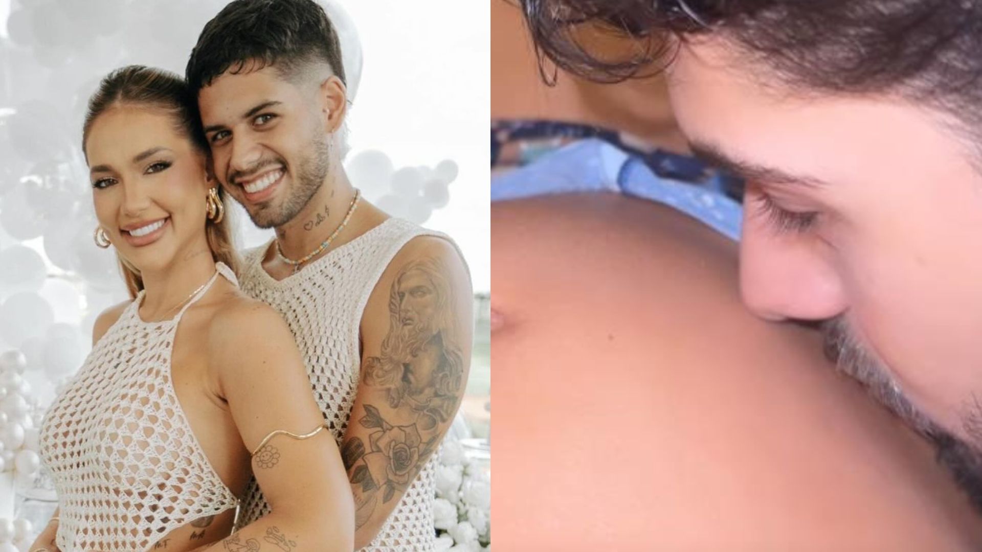 Grávida, Virginia encanta ao mostrar Zé Felipe conversando com a barriga: ‘Mexe’