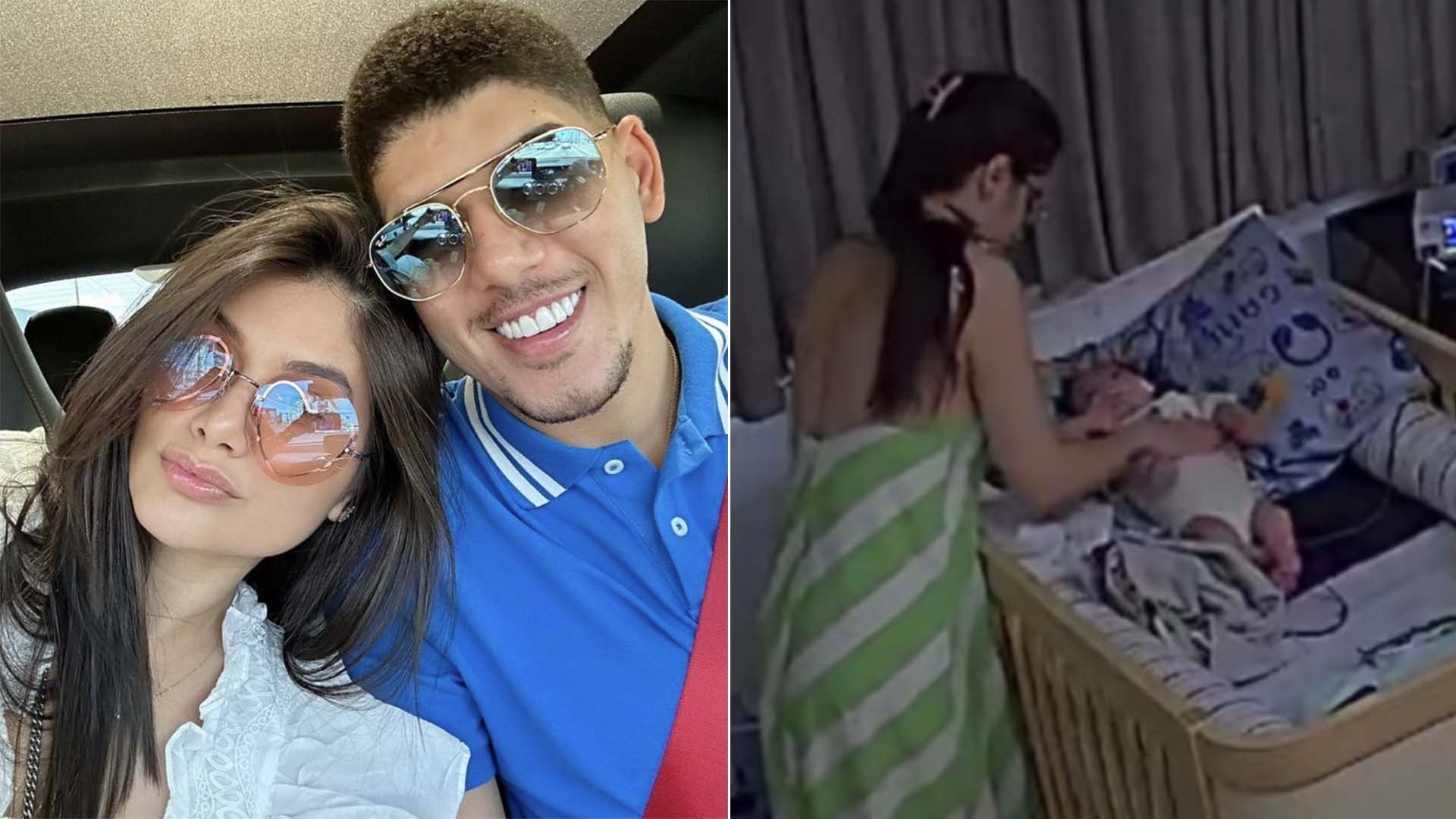 Esposa de Zé Vaqueiro exibe vídeo do filho após parada cardíaca em casa