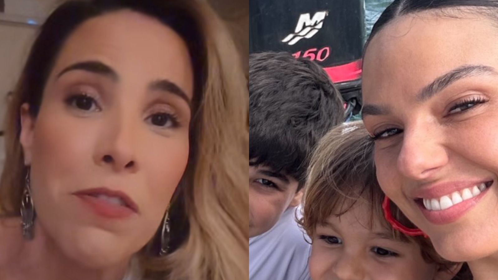 Isis Valverde leva filhos de Wanessa para passear após diagnóstico da cantora