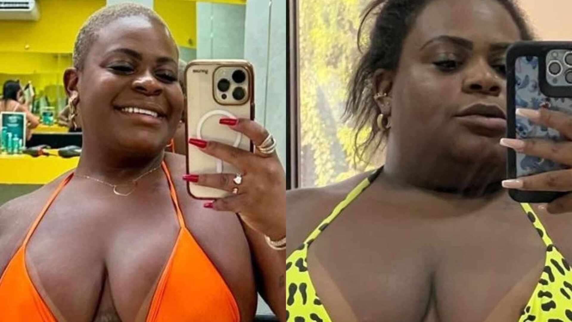 Jojo Todynho choca ao mostrar seu antes e depois de biquíni: ‘Menos 53 kg’