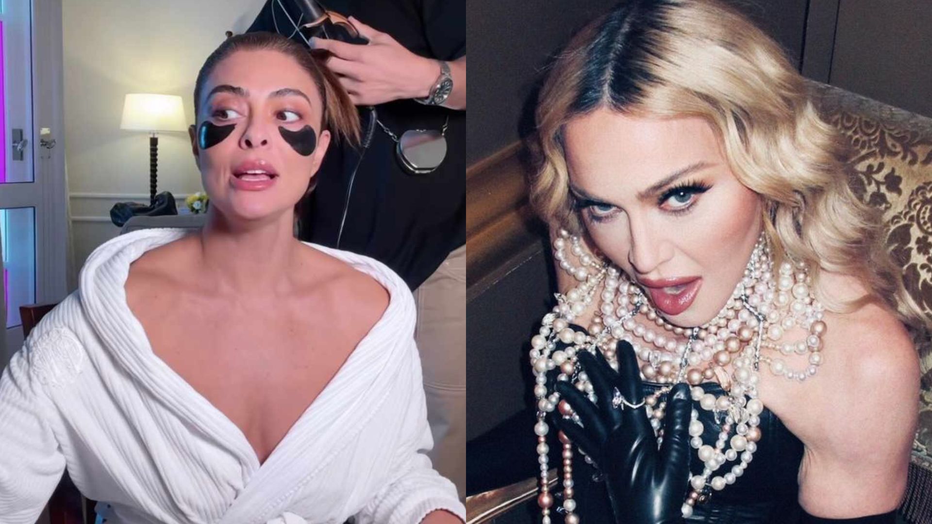 Juliana Paes conta a história de seu primeiro show da Madonna: “Vi a calcinha”