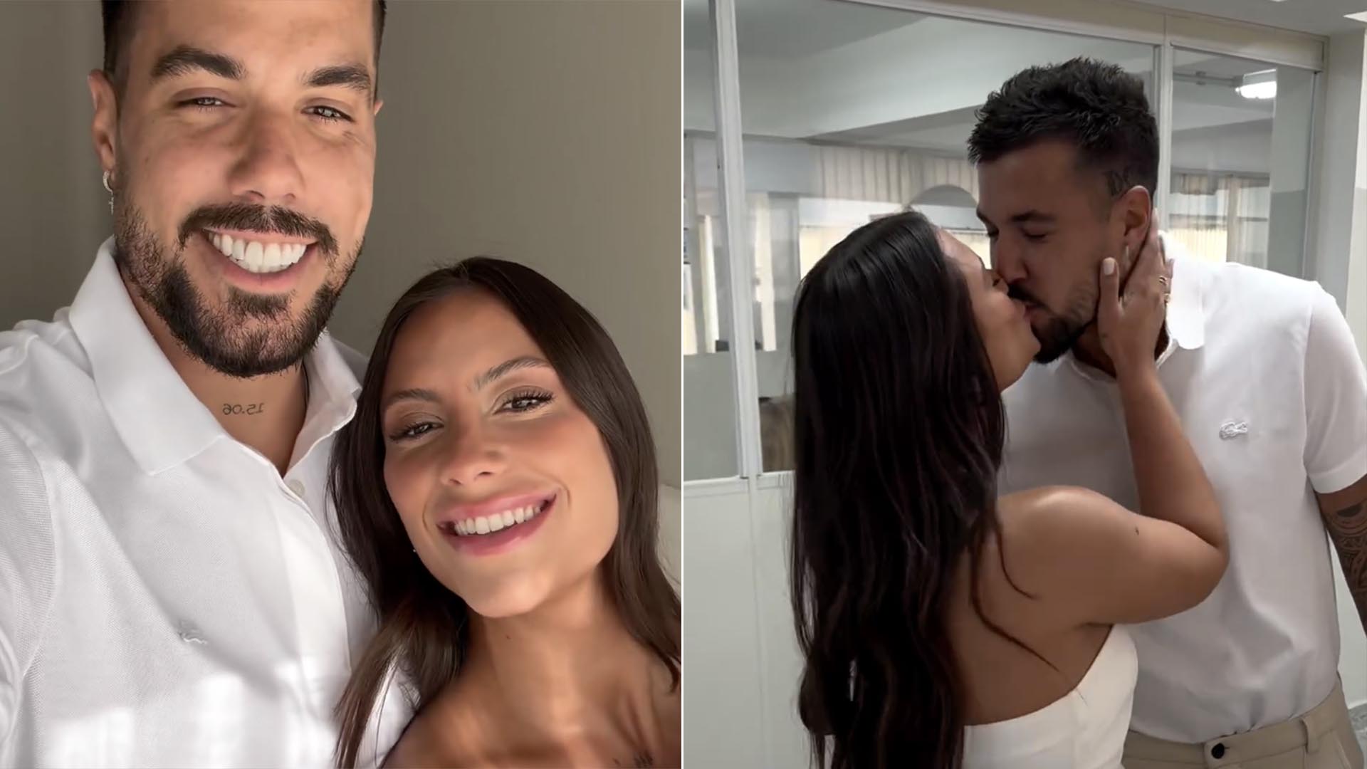 Ex-A Fazenda Lipe Ribeiro anuncia seu casamento com Andressa Castorino