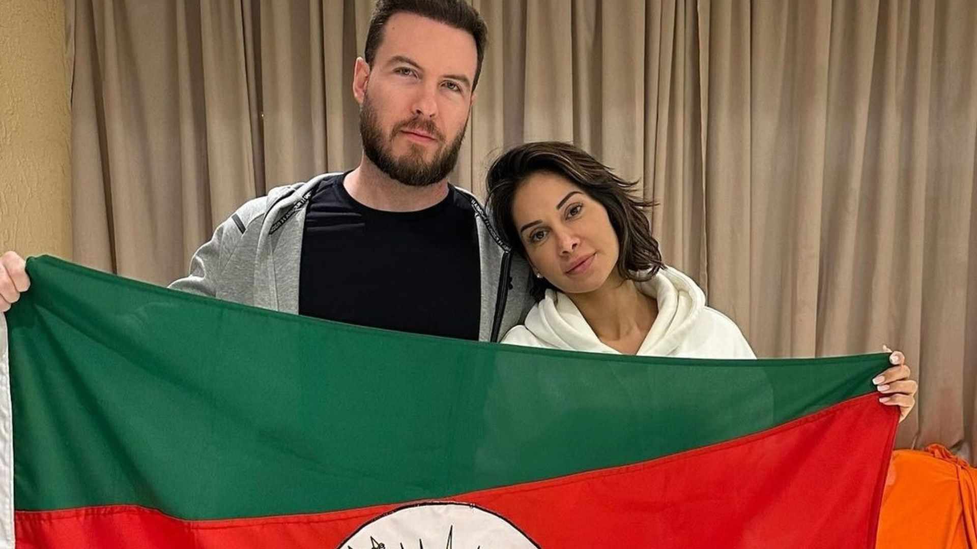 No Rio Grande do Sul, Maíra Cardi e Thiago Nigro revelam seu projeto